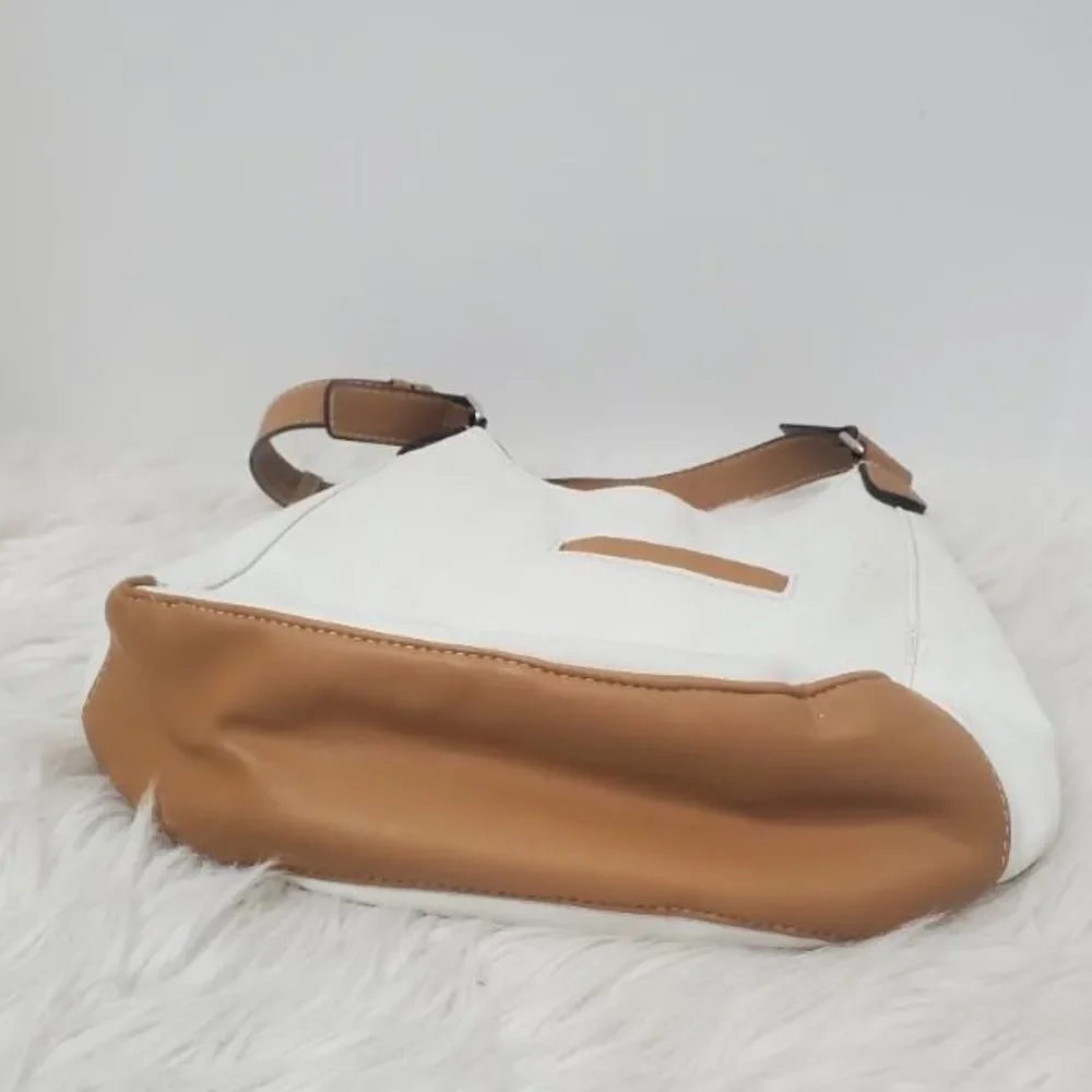 ROSETTTI WHITE & BROWN HOBO BAG
